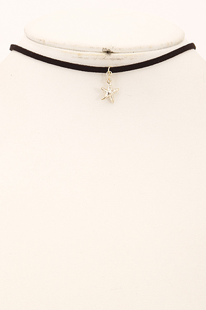 Simple Choker Necklace With Starfish 6CAE3